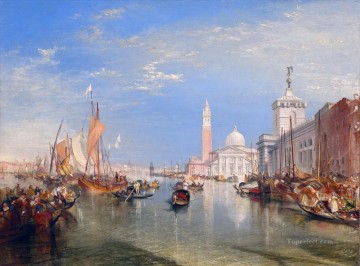 Venice The Dogana and San Giorgio Maggiore Turner Oil Paintings